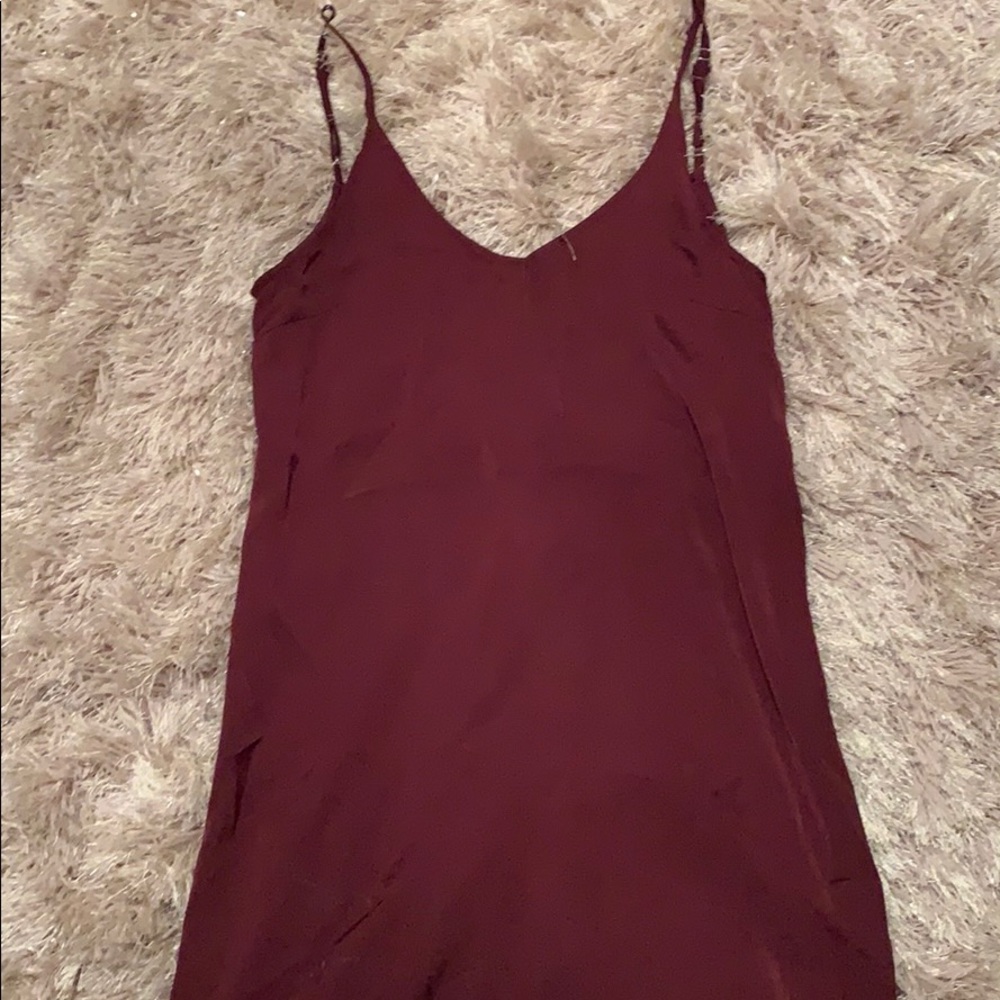 Maroon T Shirt Sundress